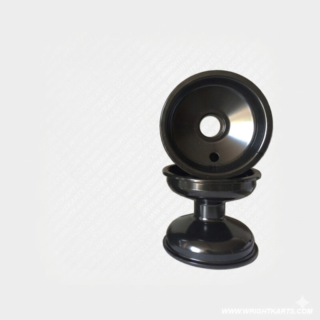SWRD Cadet Slick Black Wheel w/Valves & Bearings